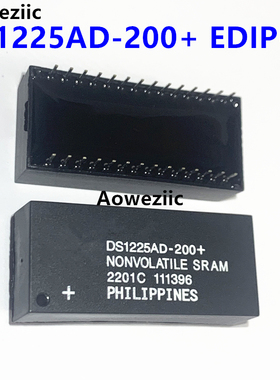 1个 DS1225AD-200+ EDIP-28 实时时钟芯片 存储器芯片 全新国产