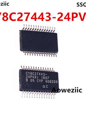 CY8C27443-24PVXI SSOP-28 256字节RAM 16KB闪存8位24MHz微控制器