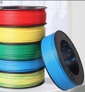 美河单芯硬线 红色 BV10×100m空调家装电线电源线铜芯线BV单芯线