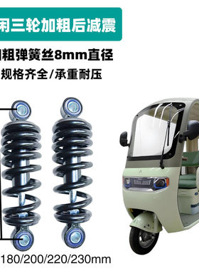 休闲电动三轮车0.8mm直簧后减震