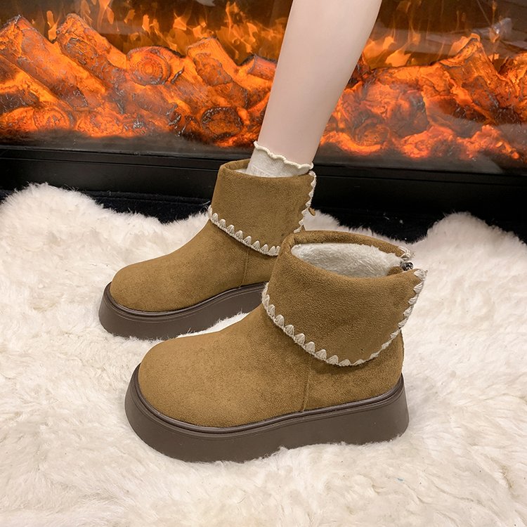 时尚复古设计感百搭雪地靴2025年