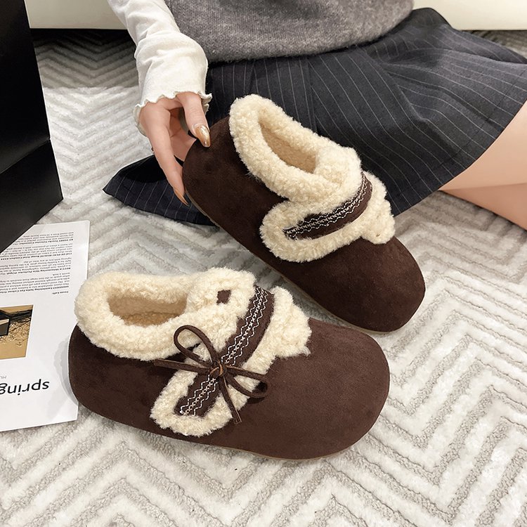 2025新款冬季厚底博肯乐福棉鞋