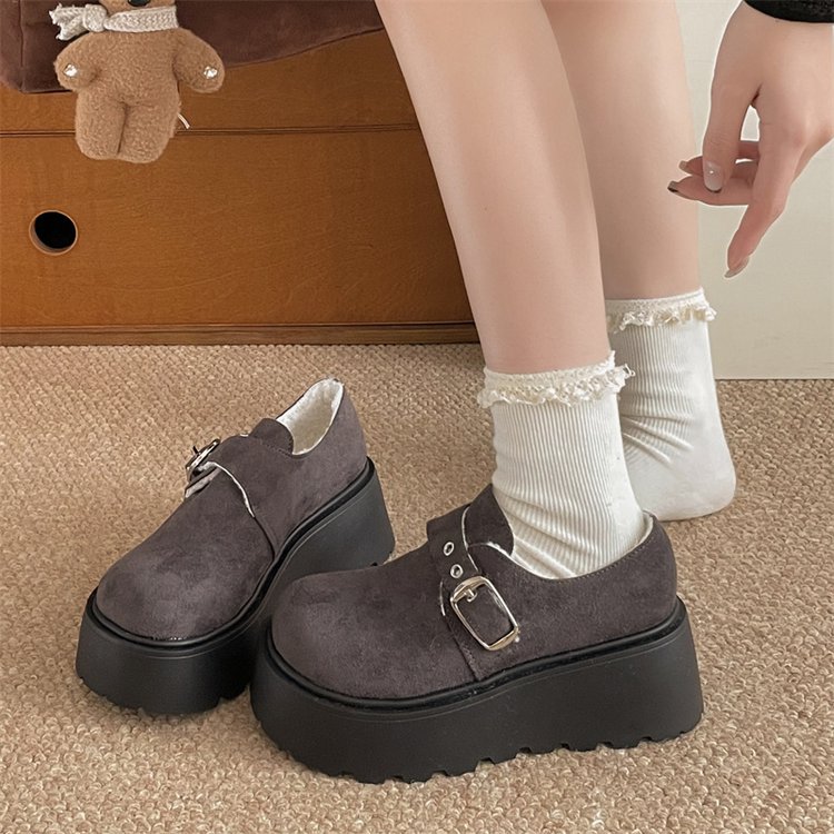 外穿2025新款增高软底勃肯鞋子