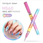 蓝果560彩绘DIY美甲艺术丙烯马克笔套装 阀式 控墨鲜艳色系标记笔