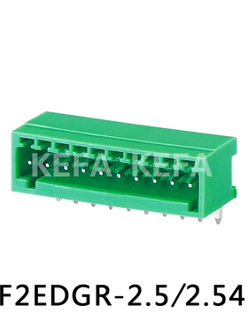 2.54插拔式PCB接线端子15EDGRC KF2EDGR MCV0.5G印刷线路板连接器