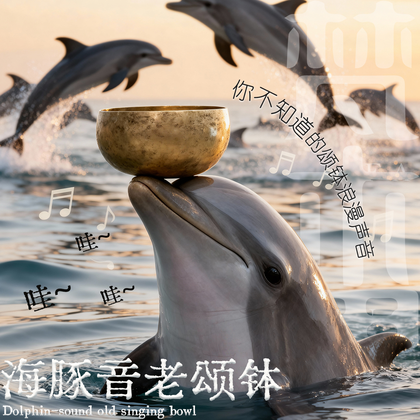 海豚音钵尼泊尔老颂钵瑜伽静心佛音钵海豚音颂钵一图一物孤品钵