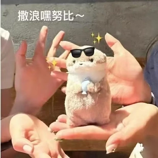 amuse可爱小水獭抱鱼毛绒玩偶挂件公仔礼物李灿送礼可爱创意礼物