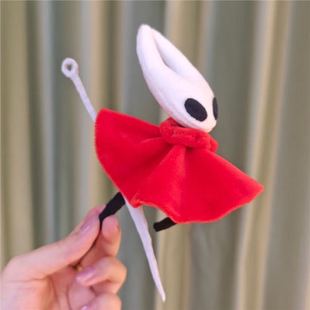 空洞骑士丝之歌大黄蜂毛绒玩偶书包挂件钥匙扣跳蚤小狗可摆pose