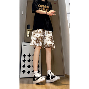 美式速干休闲短裤男夏季薄2024新款直筒五分裤子-A1101TP35 控58图片