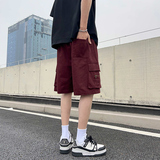 工装短裤美式夏季休闲中裤宽松直筒机能五分裤子-A1056TP30控48，男装牛仔裤，电商B241
