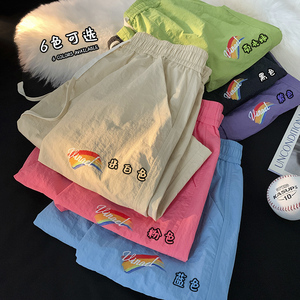 多巴胺男士工装短裤薄款休闲百搭五分裤直筒裤子-A950TP30 控48图片