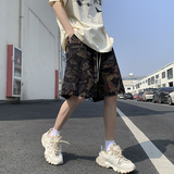 2026夏季短裤男士休闲裤宽松花裤子运动工装裤子男-A883TP25控39，男装牛仔裤，电商B241