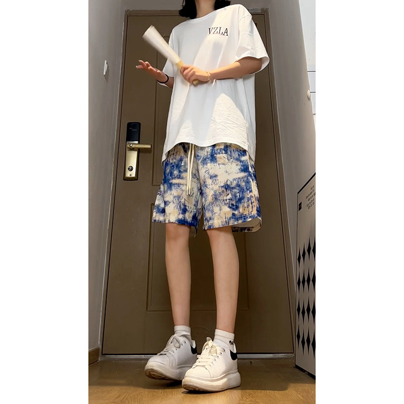 美式速干休闲短裤男夏季薄2024新款直筒五分裤子-A1101TP35控58,男装牛仔裤,电商B241