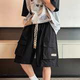学生潮牌口袋工装裤男五分裤夏季新款休闲短裤子-A881TP35控58，男装休闲裤，电商B241