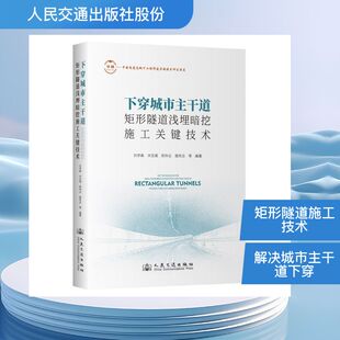 下穿城市主干道矩形隧道浅埋暗挖施工关键技术刘学森;许志诚;陈仲达;施有志;等交通运输专业科技人民交通出版社股份有限公司