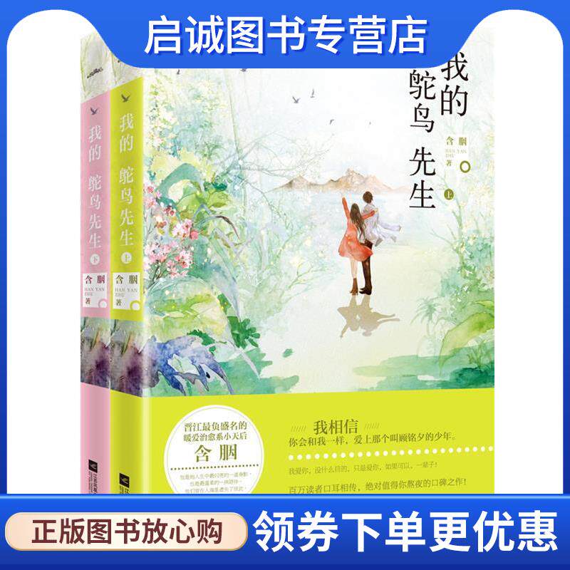 正版现货直发我的鸵鸟先生 含胭 9787539985350 江苏文艺出版社