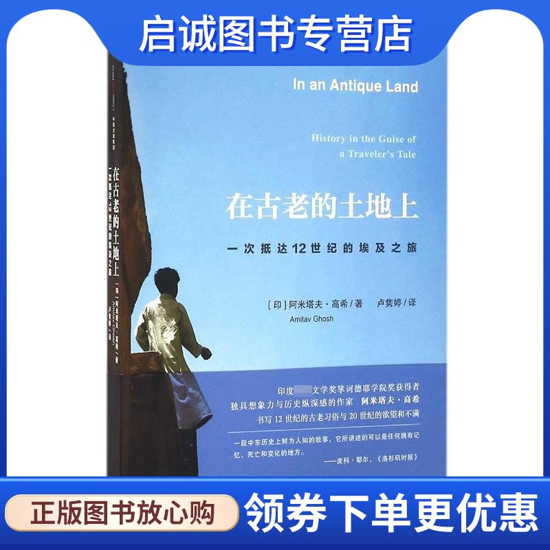 正版现货直发在古老的土地上:一次抵达12世纪的埃及之旅 [印] 阿米塔夫·高希 著,卢隽婷 译 9787508664613 中信出版社