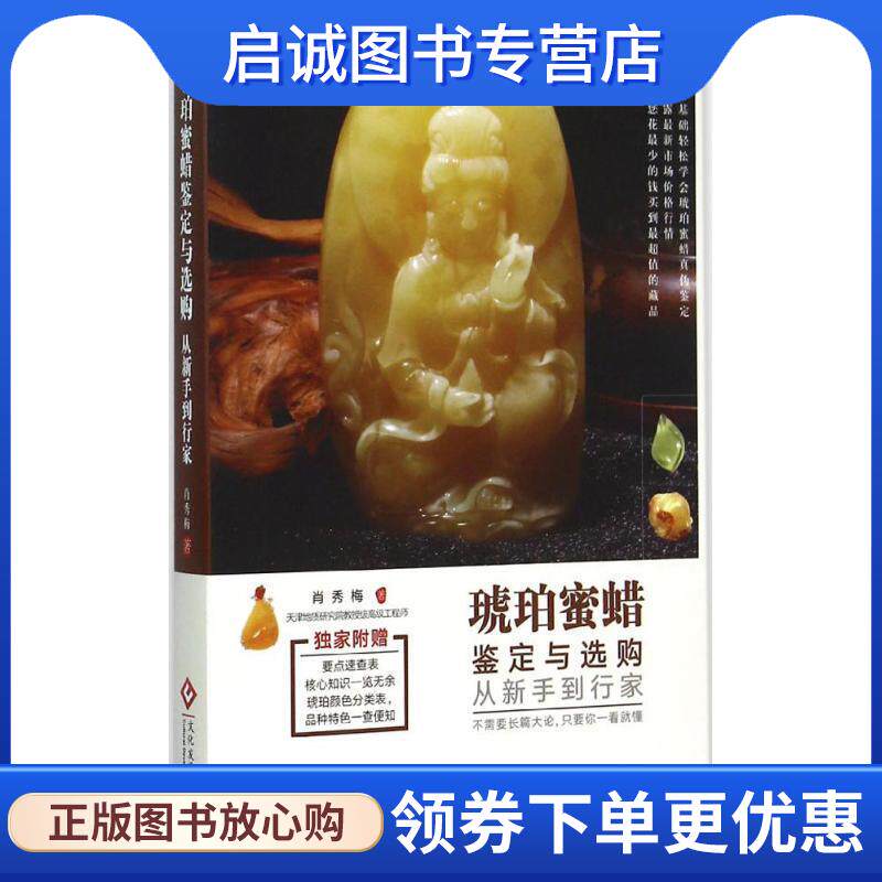 正版现货直发琥珀蜜蜡鉴定与选购从新手到行家 肖秀梅 著 9787514212174 文化发展出版社