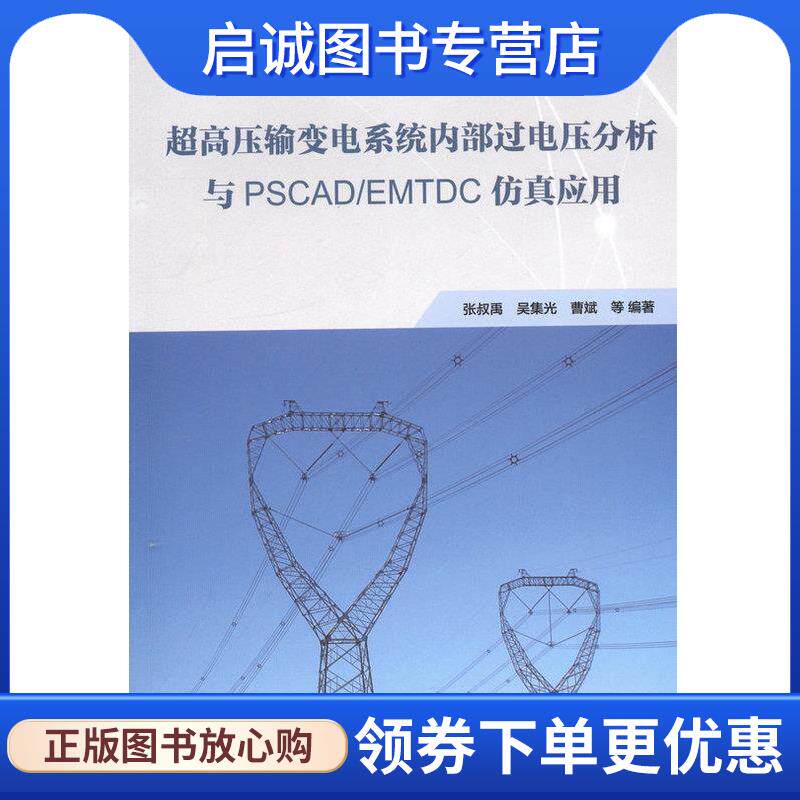 正版现货直发超高压输变电系统内部过电压分析与PSCAD EMTDC仿真应用 张叔禹 9787517026884 中国水利水电出版社