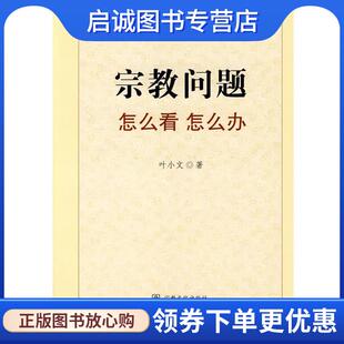 正版现货直发宗教问题怎么看怎么办 叶小文 著 9787801238719 宗教文化出版社
