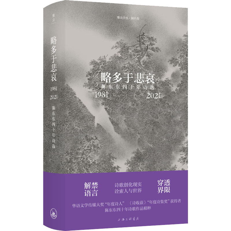 略多于悲哀 陈东东四十年诗选 1981-2021 陈东东 诗歌 