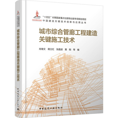 城市综合管廊工程建造关键施工技术 建筑工程 专业科技 中国建筑工业出版社9787112294633