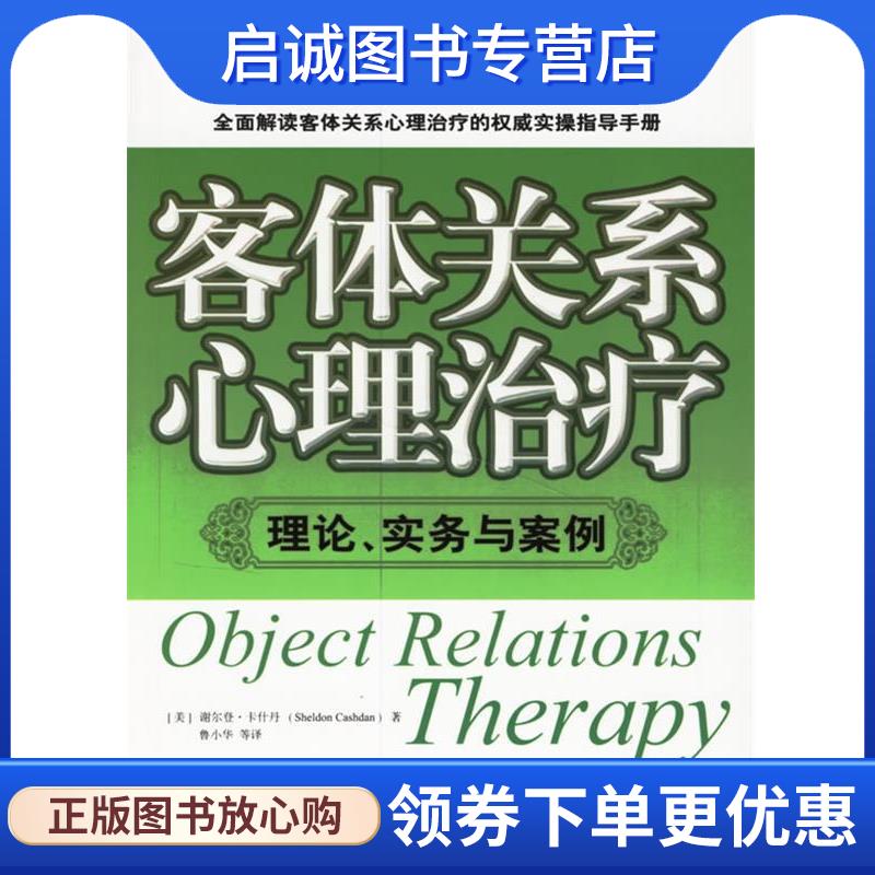 正版现货直发客体关系心理治疗:理论、实务与案例 (美)卡什丹(Cashdan,S.) 著,鲁小华 等译 9787508440026 水利水电出版社