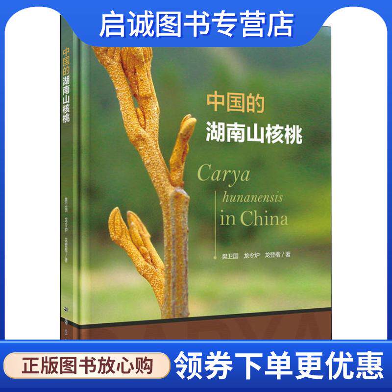 正版现货直发中国的湖南山核桃 樊卫国,龙令炉,龙登楷 9787030580900 科学出版社