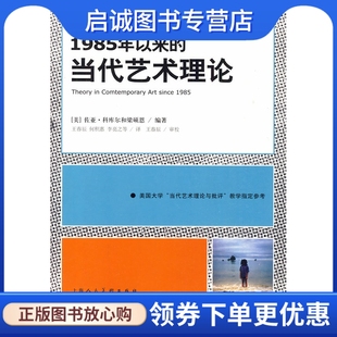 正版现货直发1985年以来的当代艺术理论=S,佐亚科库尔,梁硕恩 ,王春辰  ,上海人民美术出版社9787532265244