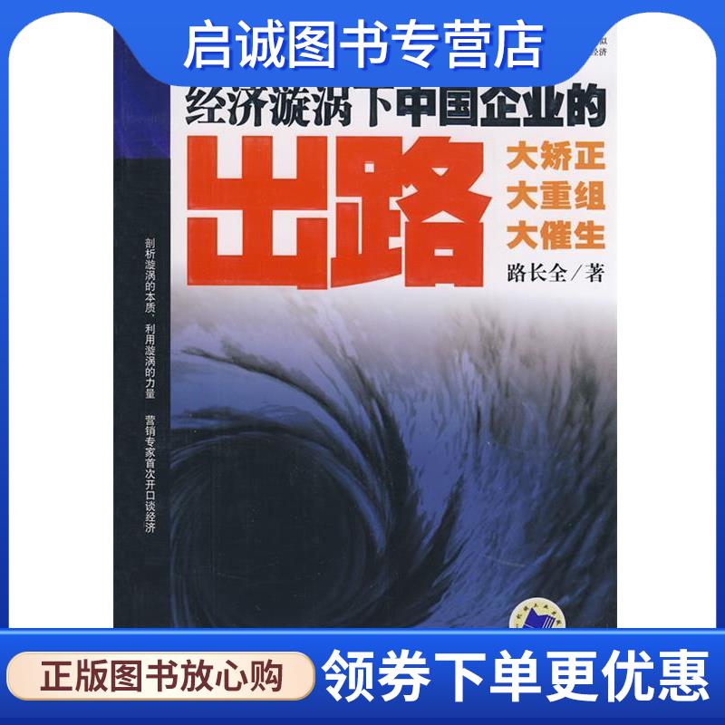 正版现货直发经济漩涡下中国企业的出路 路长全 著 9787111261445 机械工业出版社