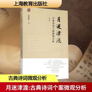 月迷津渡 古典诗词个案微观分析孙绍振 著古典文学理论文学上海教育出版社