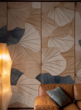 意大利原装进口正品定制壁画 wall&deco Oriente新款叶子背景墙纸