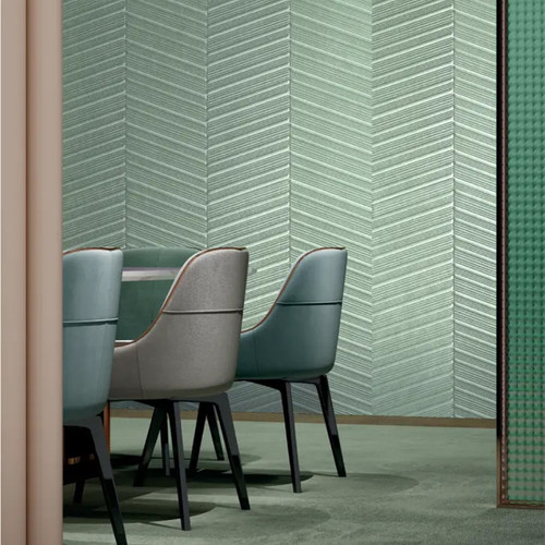 3D软包墙纸 现代轻奢隔音客厅卧室背景墙壁纸 几何天鹅绒面料墙布