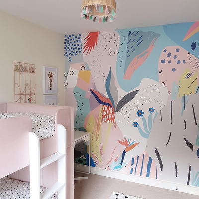 瑞典原装进口壁画儿童房背景