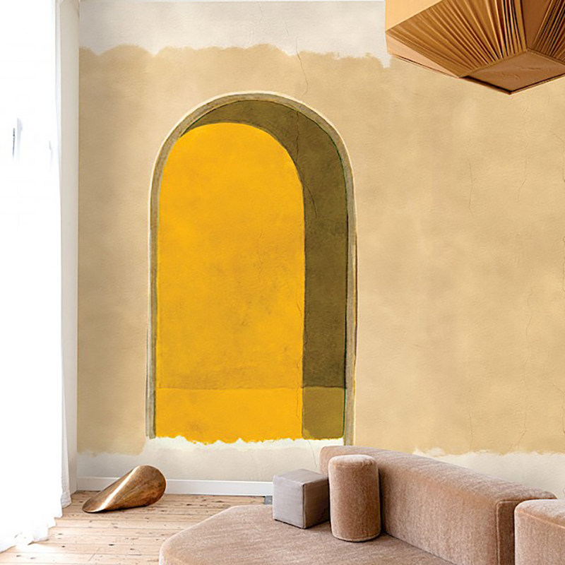 比利时原装进口壁画Alcove Sienna 简约个性美式轻奢拱门图型壁纸