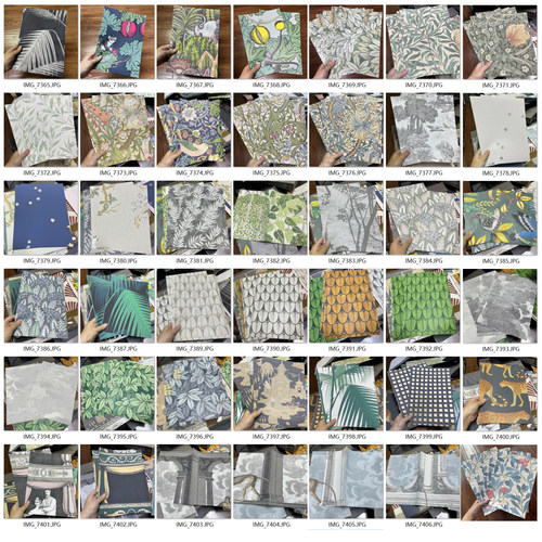 汪汪饰家 英国进口墙壁纸Sanderson Morris Cole&son科恩森小样品