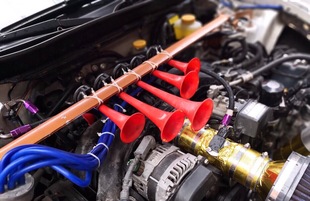 包邮 JDM汽笛喇叭改装 音乐 姿态低趴 日本车气动卖萌可爱搞怪 车