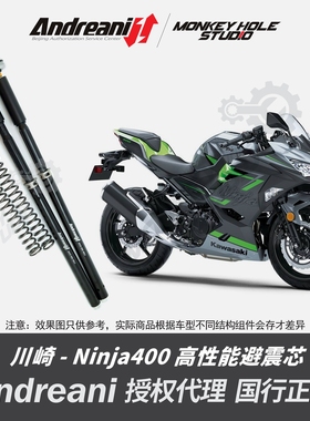 Andreani 安德烈尼 川崎 Ninja忍者400 改装避震器  减震器 前叉