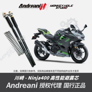 Andreani 安德烈尼 川崎 Ninja忍者400 改装避震器 减震器 前叉