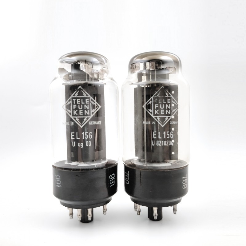 五位码Telefunken德律风根 EF11/EF12/EL156电子管双肥环50年代