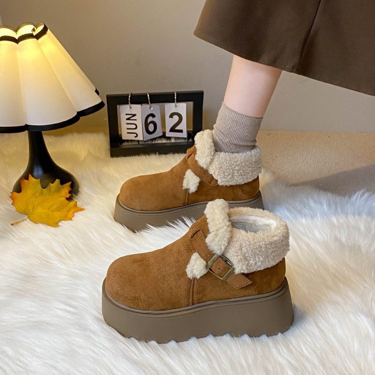 保暖加厚加绒东北大棉鞋34码