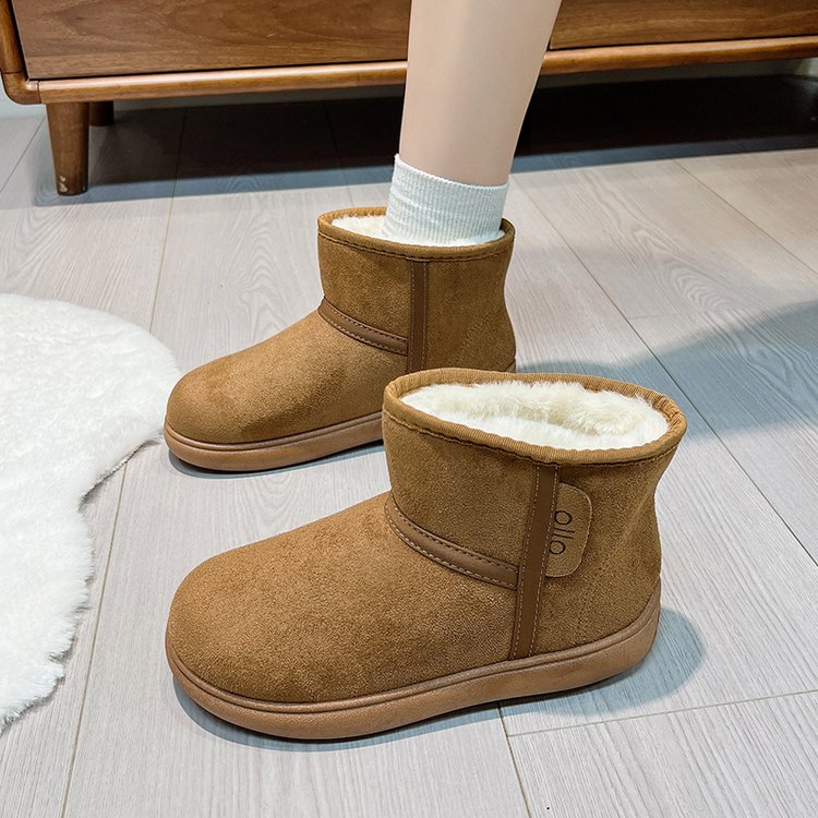 保暖毛毛鞋女休闲运动棉鞋