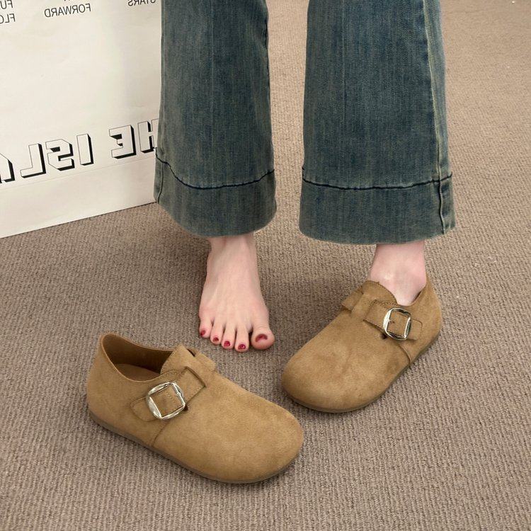 百搭内增高休闲乐福鞋潮