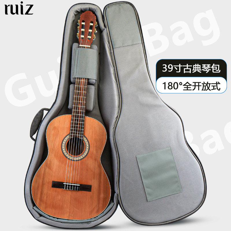 鲁伊斯ruiz39寸古典吉他包马丁尼雅马哈通用加厚防水可托运双肩包