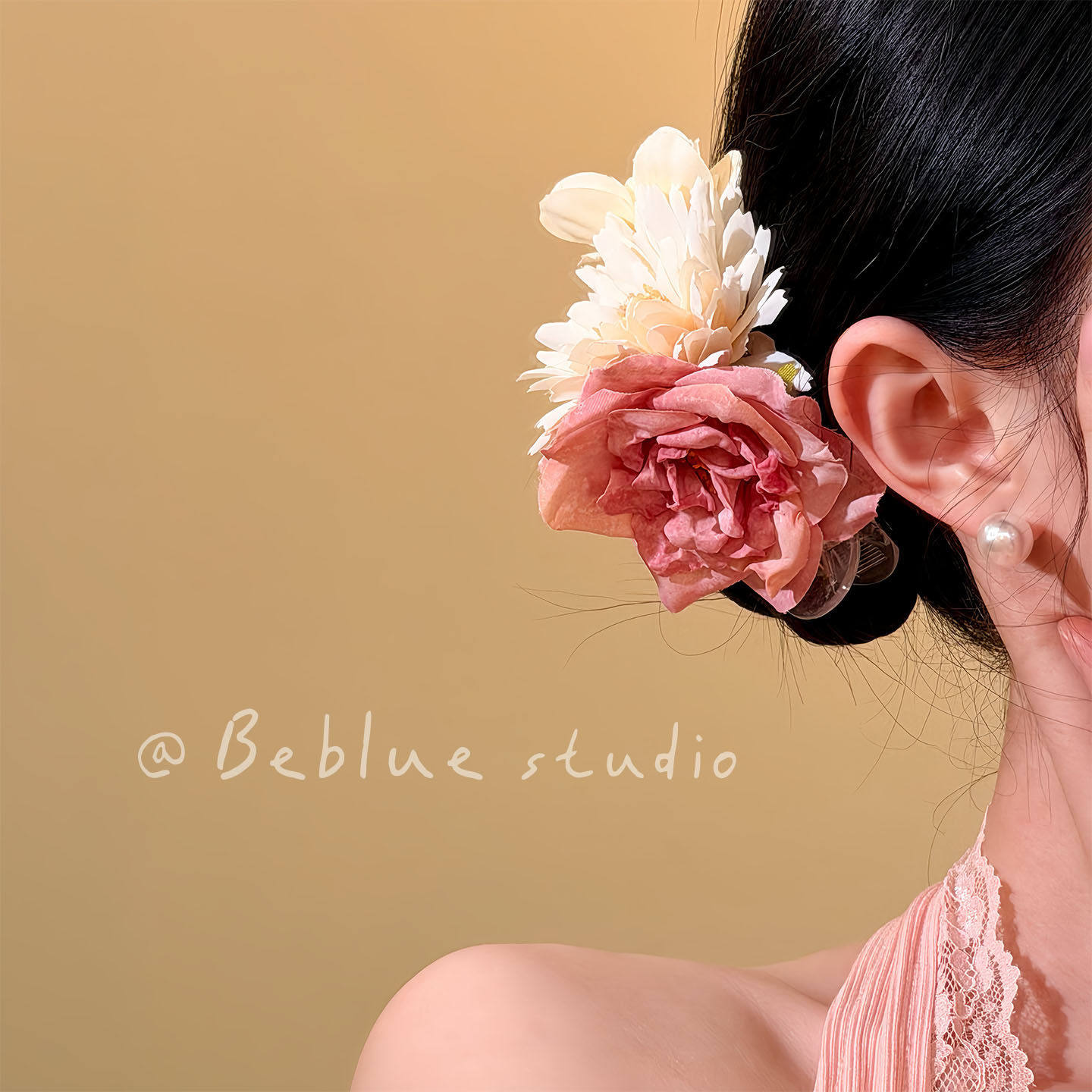 樱雪浮芬~超仙粉色花朵发夹女海边度假风拍照侧边夹发卡头花发饰,饰品/流行首饰/时尚饰品新,发饰,淘宝优惠券,粉丝福利购,淘宝优惠卷