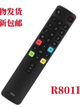 原装TCL电视机遥控器R801L 49P3 55/65P3 06-IRPT25-ARC801L全新