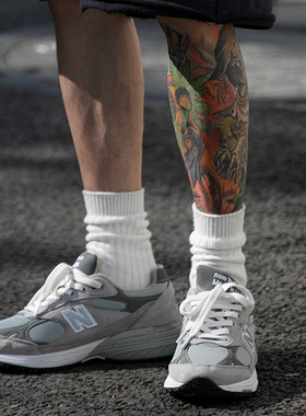 IFJE PUGS「日系粗线」cityboy袜子男女春秋针织余文乐复古长袜