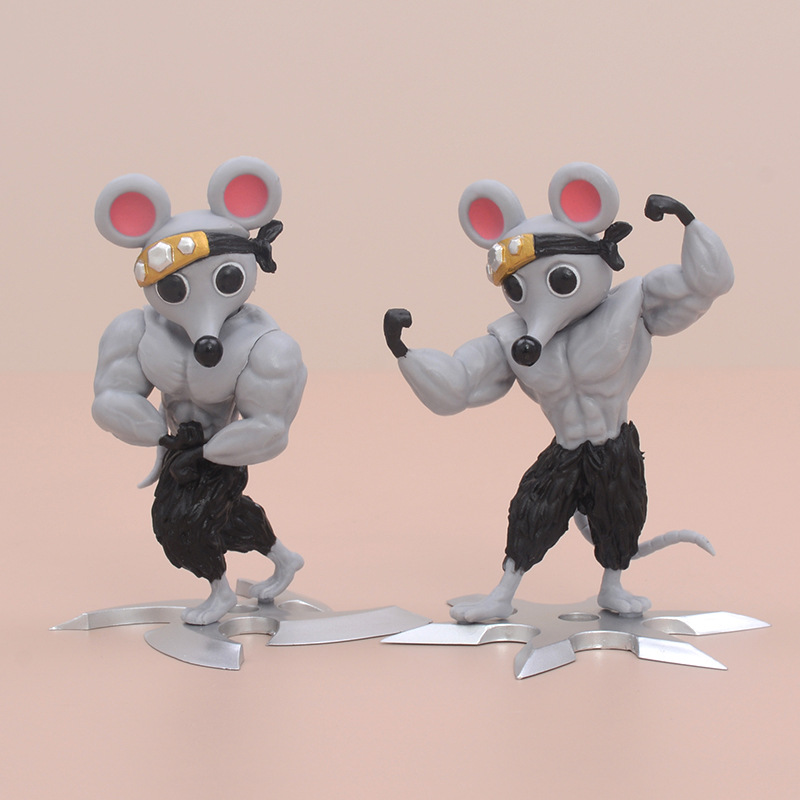 鬼灭之刃 宇髄天元 忍兽 GK 肌肉鼠 游郭篇 模型摆件盒装手办批发