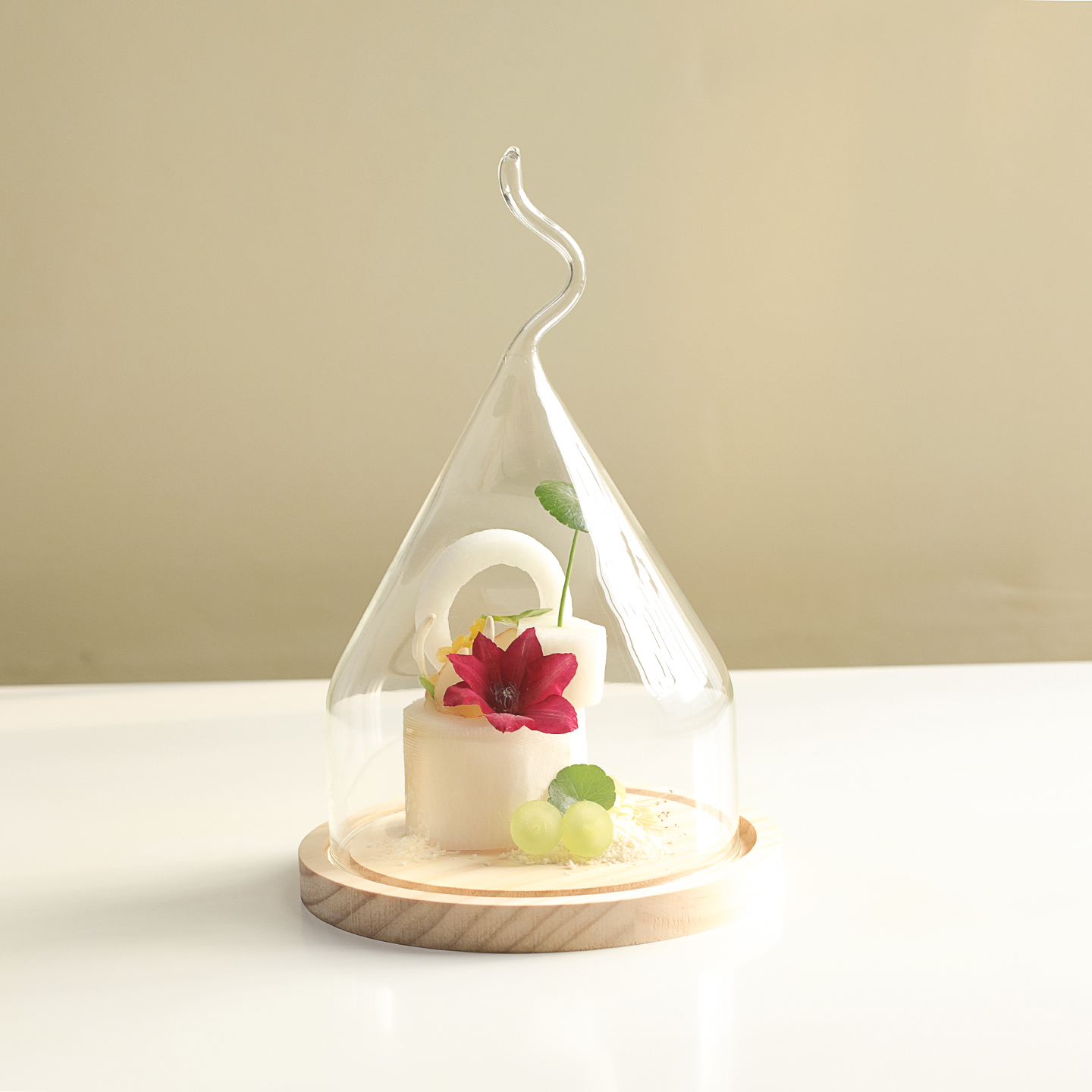 透明玻璃烟熏罩耐高温保鲜盖