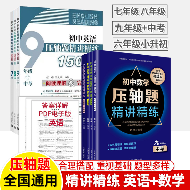初中数学挑战压轴题精讲精练